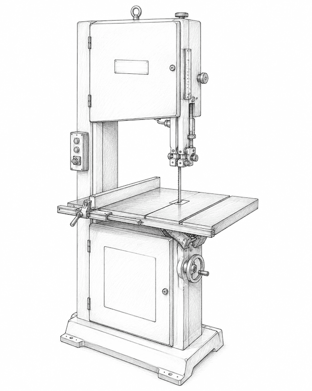 Vertical Bandsaw Machine